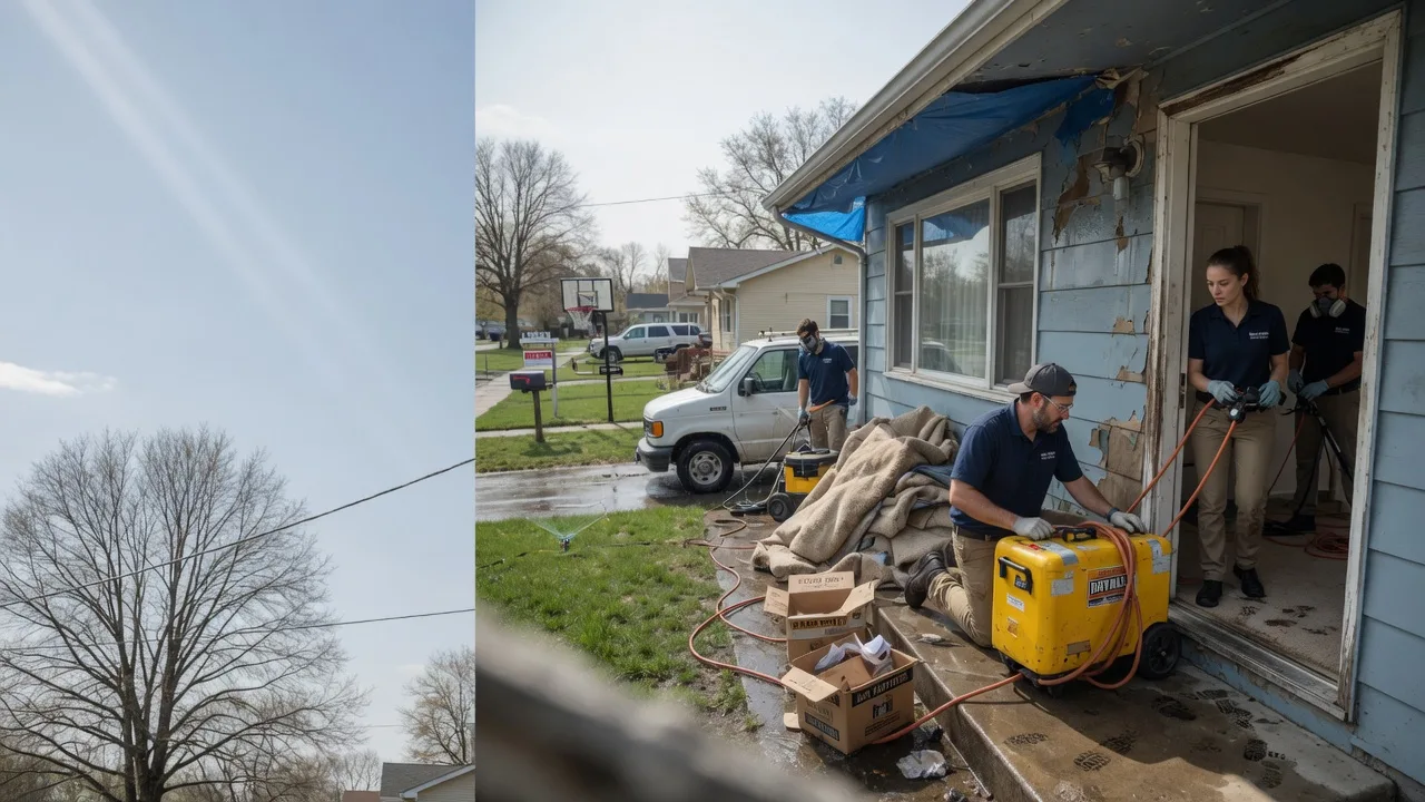 Basement Flood Cleanup in Martinsburg, OH near me